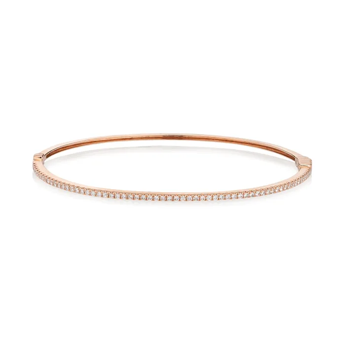 18 Karat Rose Gold 75cts Diamond Hinge Bracelet RACHEL LYNN CHICAGO Bracelets 18 Karat Rose Gold 75cts Diamond Hinge Bracelet RACHEL LYNN CHICAGO Bracelets