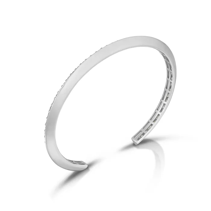 298 Carat Diamond Cuff Bracelet Stephen Silver Fine Jewelry Bracelets
