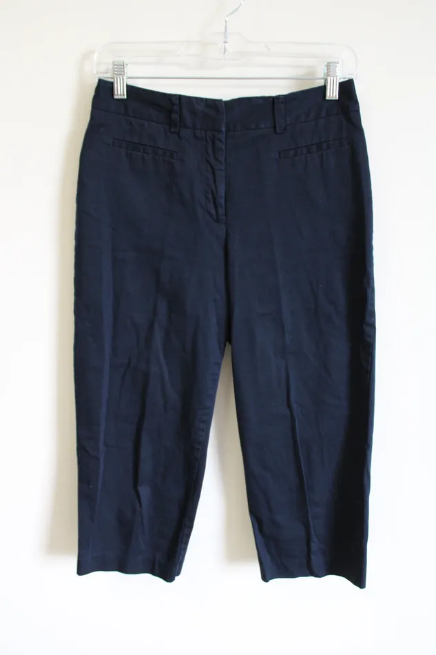 212 Collection Natural Fit Navy Blue Capri 2 212 Collection Earrings