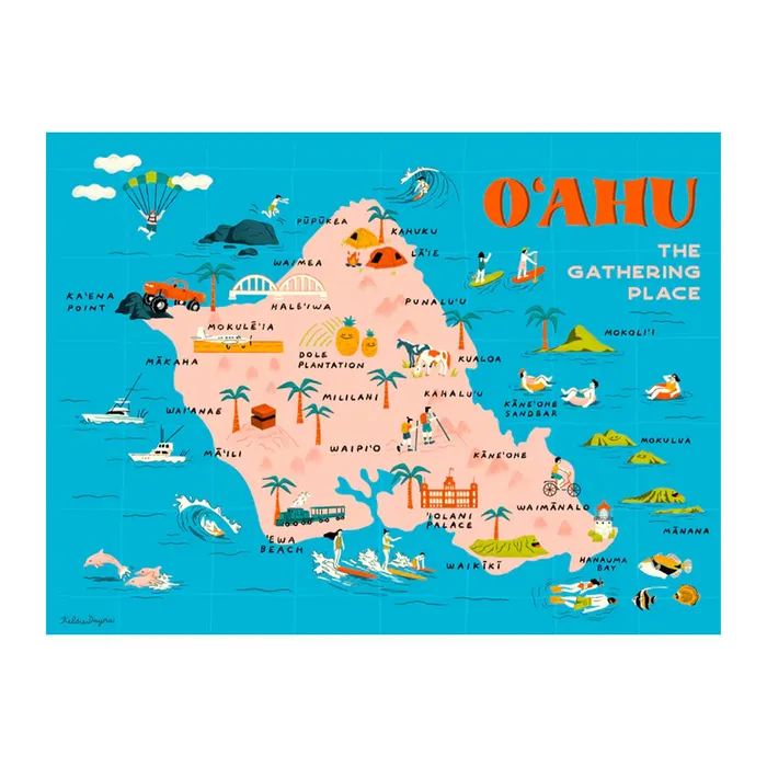70Piece Surf Shack Oahu Puzzle SURFSHACKPUZZLE Earrings