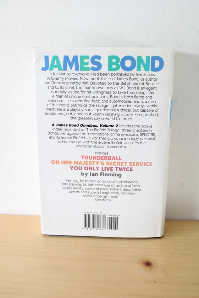 A James Bond Omnibus Volume 2 By Ian Fleming Jubilee Thrift Earrings