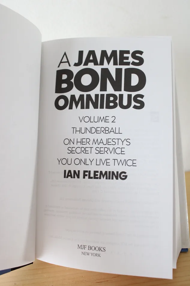 A James Bond Omnibus Volume 2 By Ian Fleming Jubilee Thrift Earrings