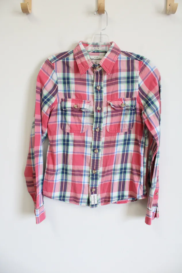 Abercrombie Kids Muscle Plaid Longsleeve Shirt 14 Abercrombie Fitch Earrings Abercrombie Kids Muscle Plaid Longsleeve Shirt 14 Abercrombie Fitch Earrings