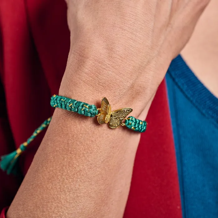Agua Marina Bracelets Butterfly Gold Bracelet