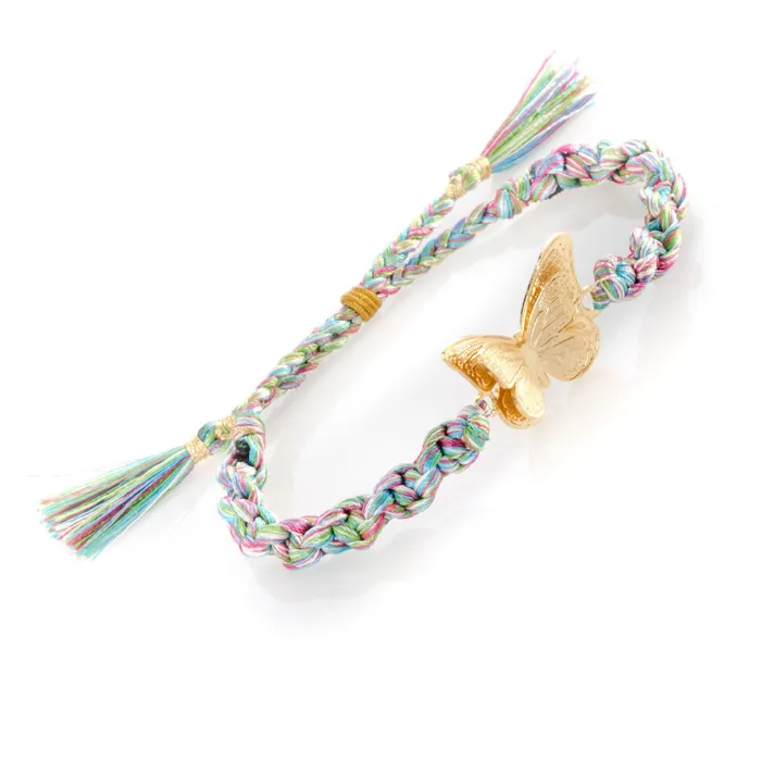 Agua Marina Bracelets Butterfly Gold Bracelet
