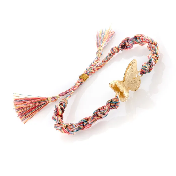 Agua Marina Bracelets Butterfly Gold Bracelet