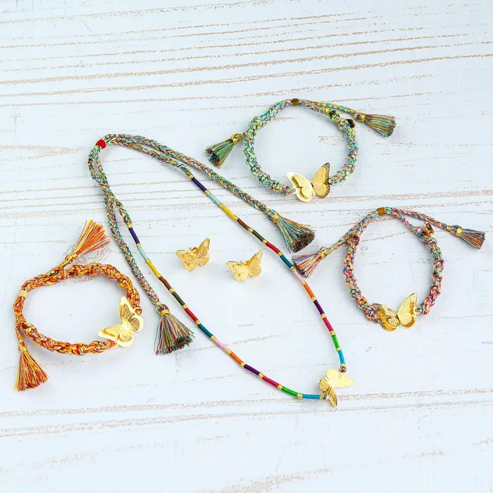 Agua Marina Bracelets Butterfly Gold Bracelet
