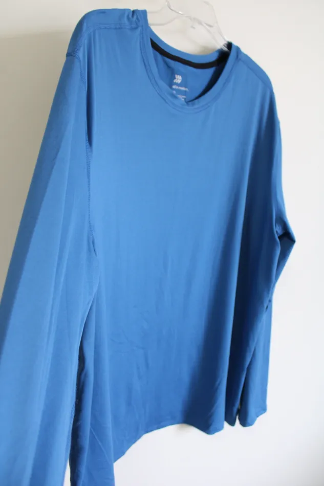 All In Motion Earrings All In Motion Blue Long sleeved Athletic Shirt XXL