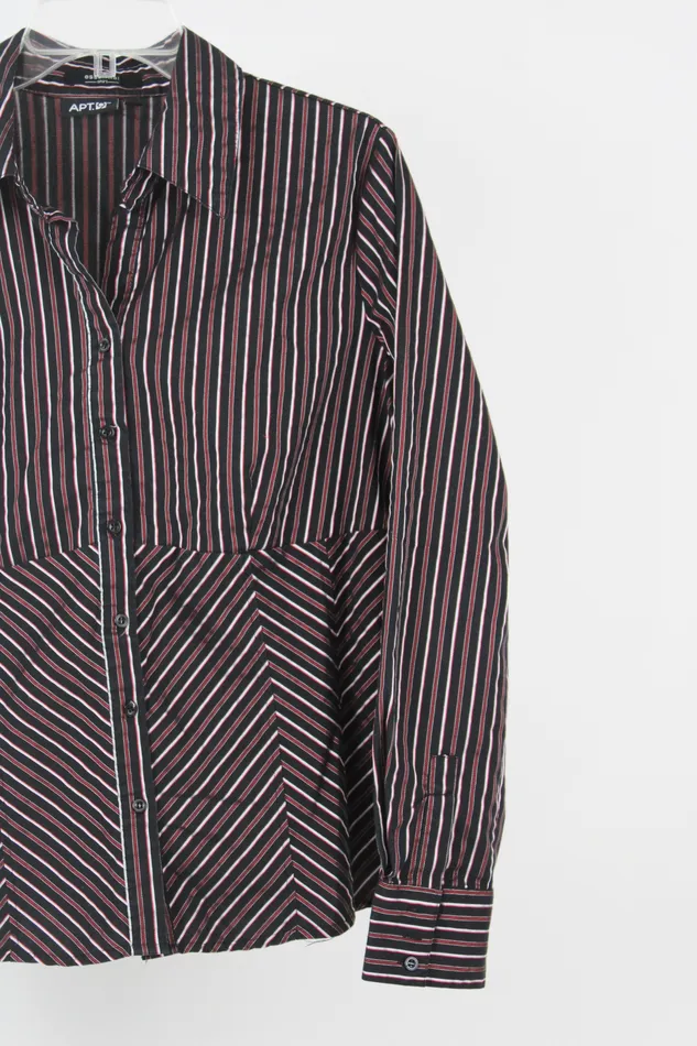 APT9 Earrings Apt9 Essential Striped Button Down L