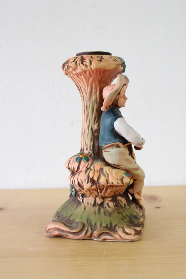 Arcadia Arcadia Boy Playing Instrument Candle Holder Earrings