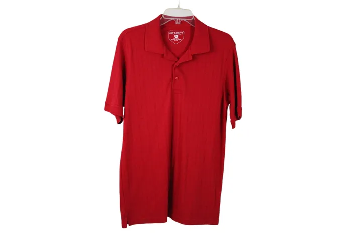 Architect Earrings Architect Red Short Sleeved Polo M