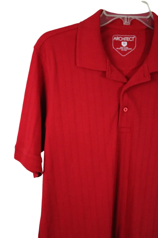 Architect Earrings Architect Red Short Sleeved Polo M