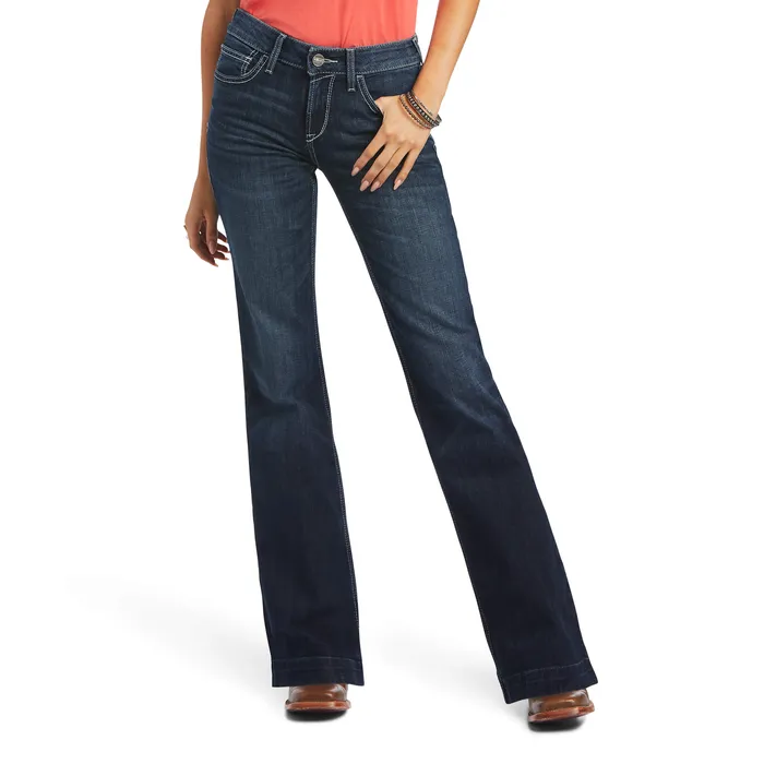 ARIAT CLOTHING Earrings ARIAT TROUSER PERFECT RISE AISHA WIDE MISSOURI LEG JEAN