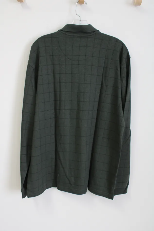 Arrow Earrings NEW Arrow Green Windowpaine Long Sleeved Shirt L