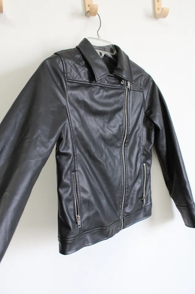 Art Class Faux Leather Jacket Youth L 1012 Art Class Earrings