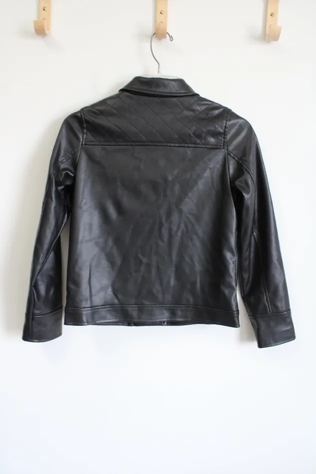 Art Class Faux Leather Jacket Youth L 1012 Art Class Earrings