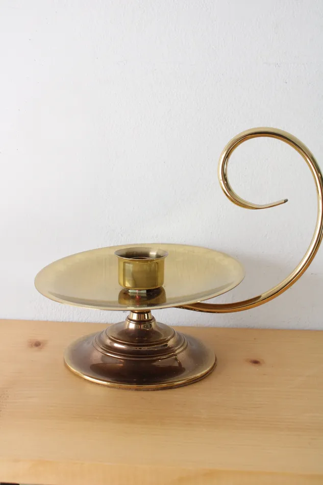 Baldwin Earrings Baldwin Brass Large Taper Candle Holder