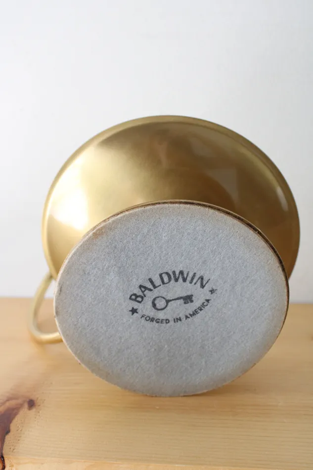 Baldwin Earrings Baldwin Brass Large Taper Candle Holder