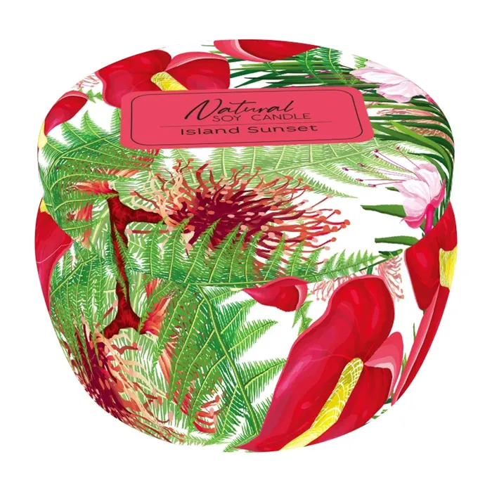Bamboo Island Sunset Scented Candle in Keepsake Tin 8 oz BAMBOOISLAND Earrings