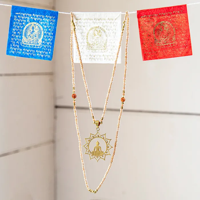 Beaded Pendant Necklace DharmaCrafts Necklaces