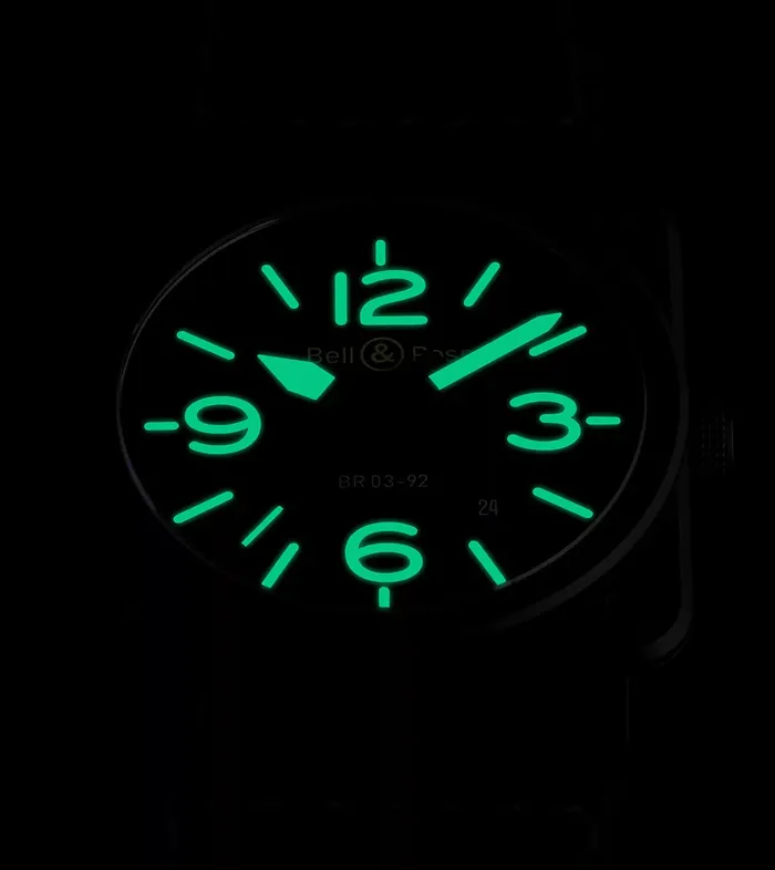 Bell Ross Watches Bell Ross BR 0392 Nightlum Watch