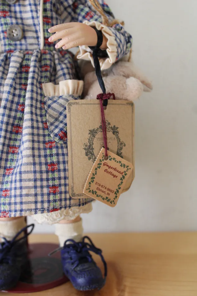 Boyds Bears Boyds Bears Yesterdays Child Collection Leah Windy Porcelain Doll Earrings