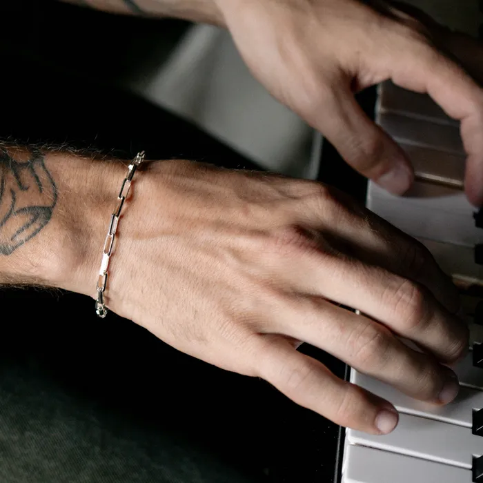 Bracelets Consider the Wldflwrs Silver Long Link Bracelet