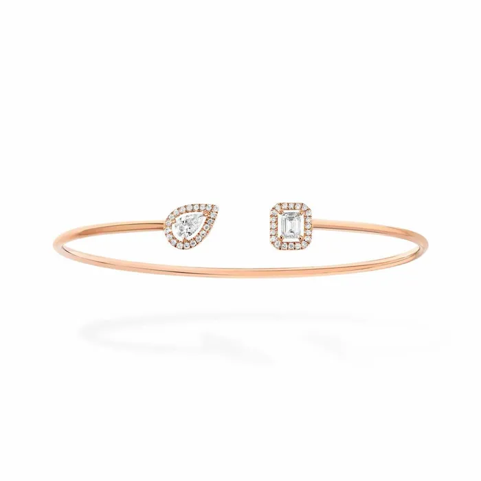 Bracelets Messika Messika My Twin Diamond Bracelet in Pink Gold