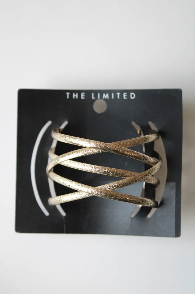 Bracelets The Limited NEW The Limited Stacked Silver Cuff Bracelet