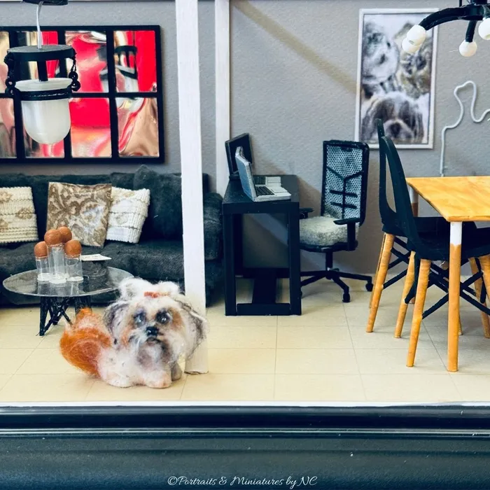  Bringing Your Living Room to Life A Custom Diorama Experience Portraits and Miniatures by NC Necklaces