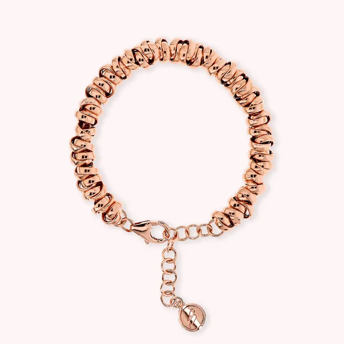 Bronzallure Earrings Bracciale a Maglie Intrecciate