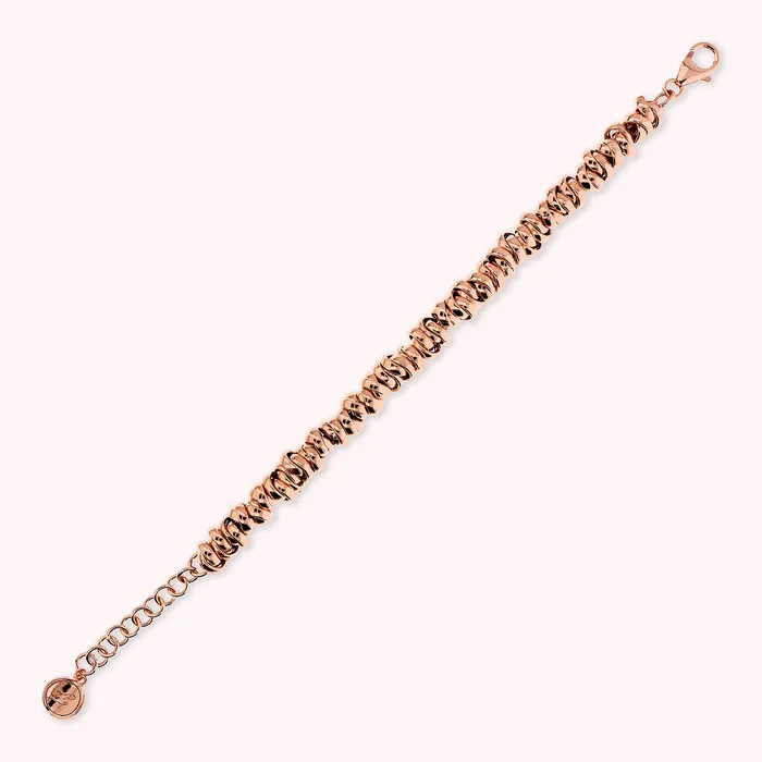 Bronzallure Earrings Bracciale a Maglie Intrecciate