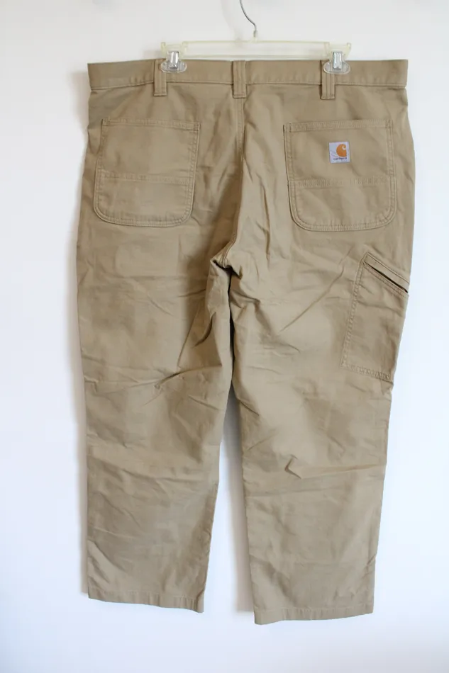 Carhartt Earrings Carhartt Relaxed Fit Tan Work Pants 40X30