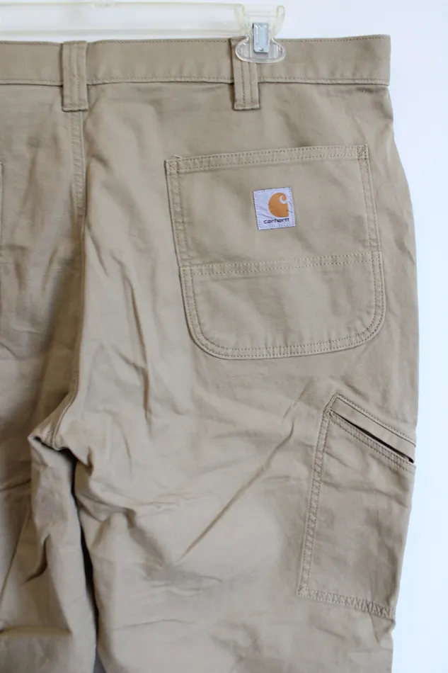 Carhartt Earrings Carhartt Relaxed Fit Tan Work Pants 40X30