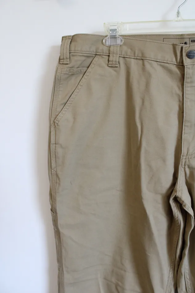Carhartt Earrings Carhartt Relaxed Fit Tan Work Pants 40X30