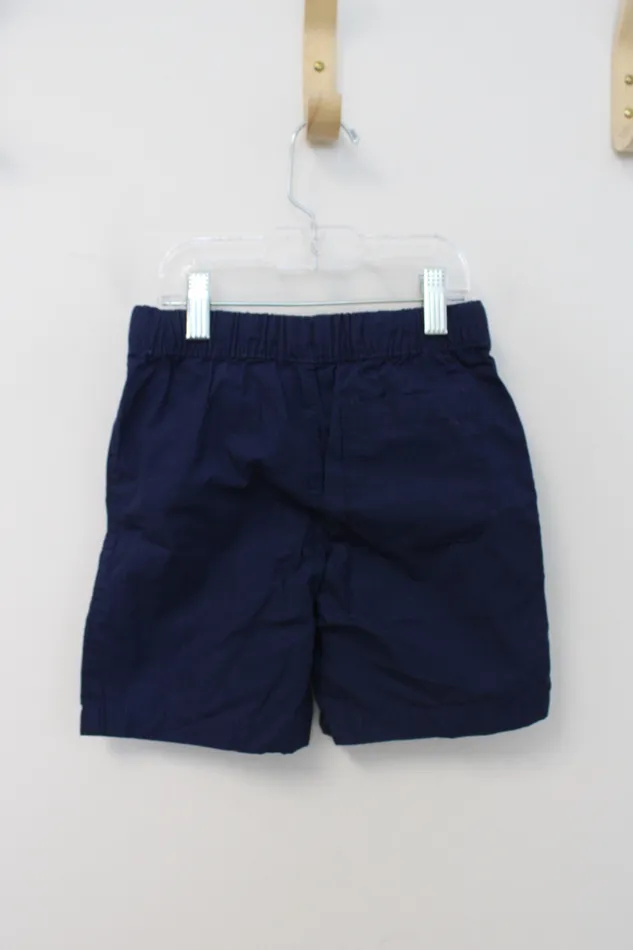 Carters Earrings Carters Navy Elastic Waist Cotton Shorts 4T