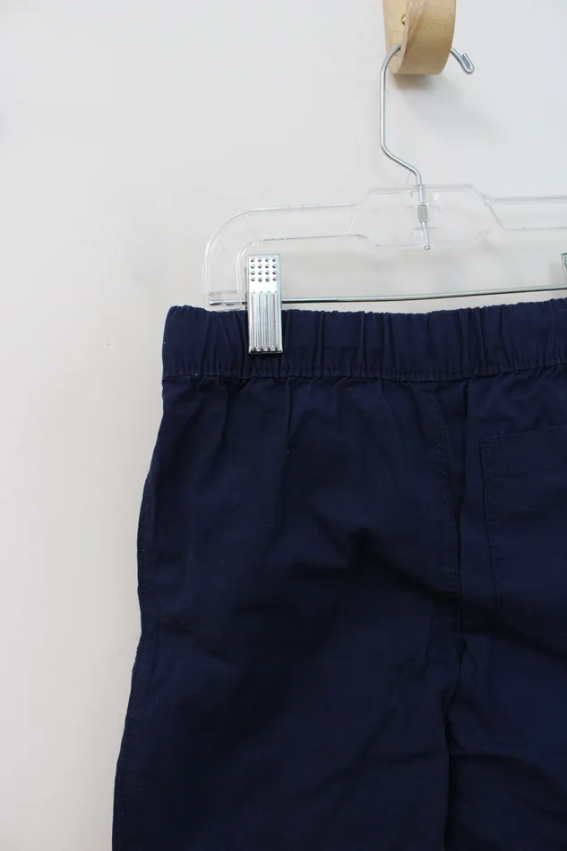 Carters Earrings Carters Navy Elastic Waist Cotton Shorts 4T