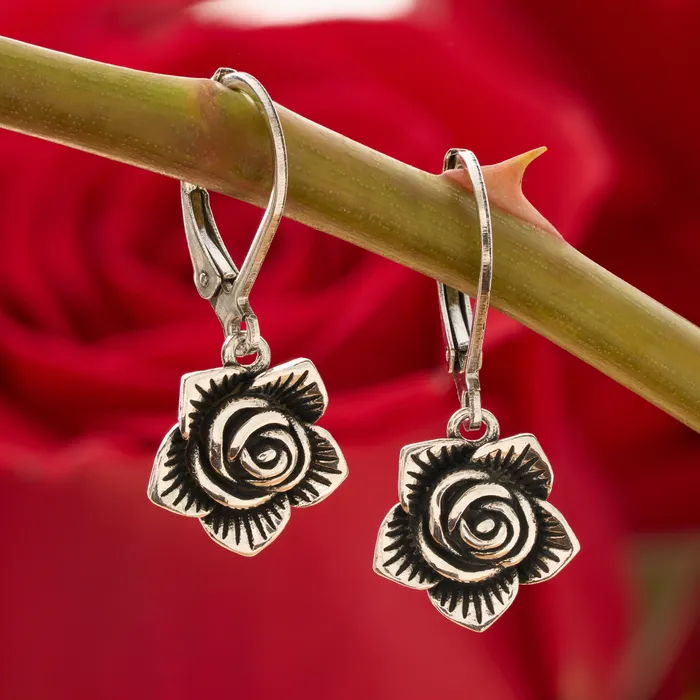 Chadds Ford Jewelry Earrings Vintage Rose Earrings Gift Set