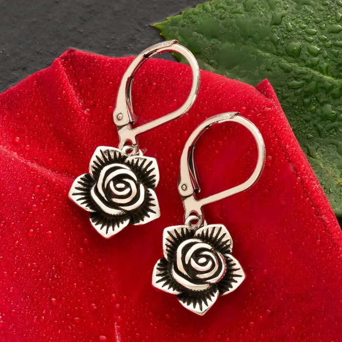Chadds Ford Jewelry Earrings Vintage Rose Earrings Gift Set