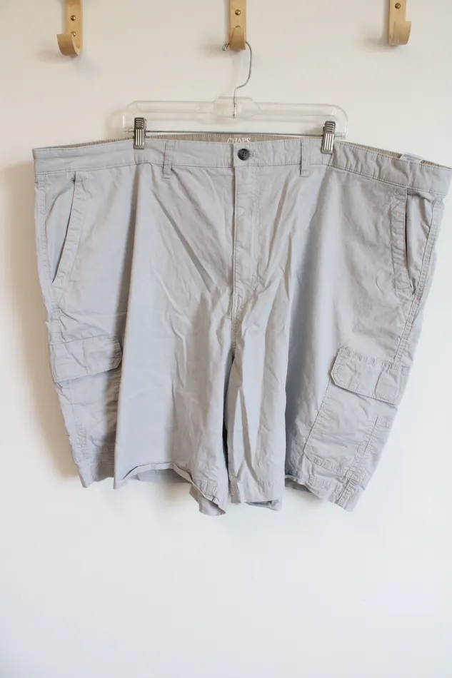 Chaps Necklaces Chaps Coastland Wash Stretch Light Gray Cargo Shorts 52
