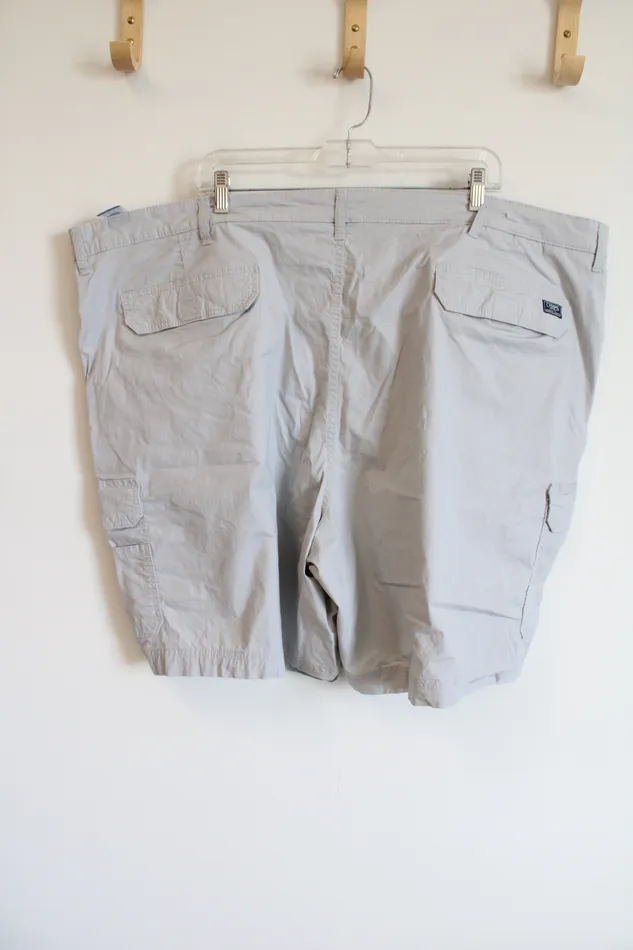 Chaps Necklaces Chaps Coastland Wash Stretch Light Gray Cargo Shorts 52