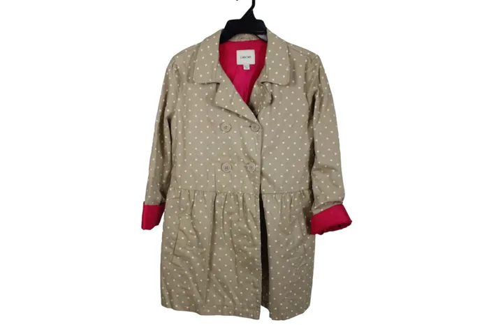 Cherokee Earrings Cherokee Tan Polka Dot Jacket XL