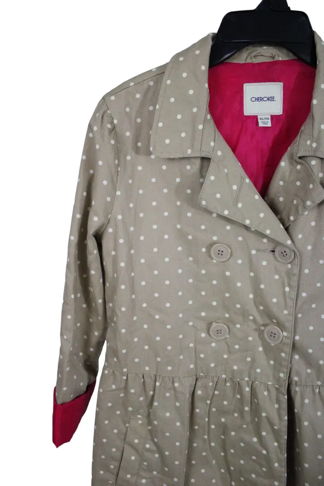 Cherokee Earrings Cherokee Tan Polka Dot Jacket XL