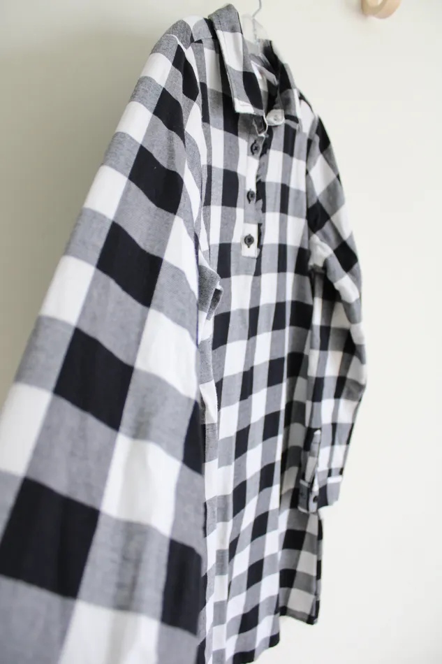 Childrens Place Earrings Childrens Place Black Buffalo Plaid Dress 16