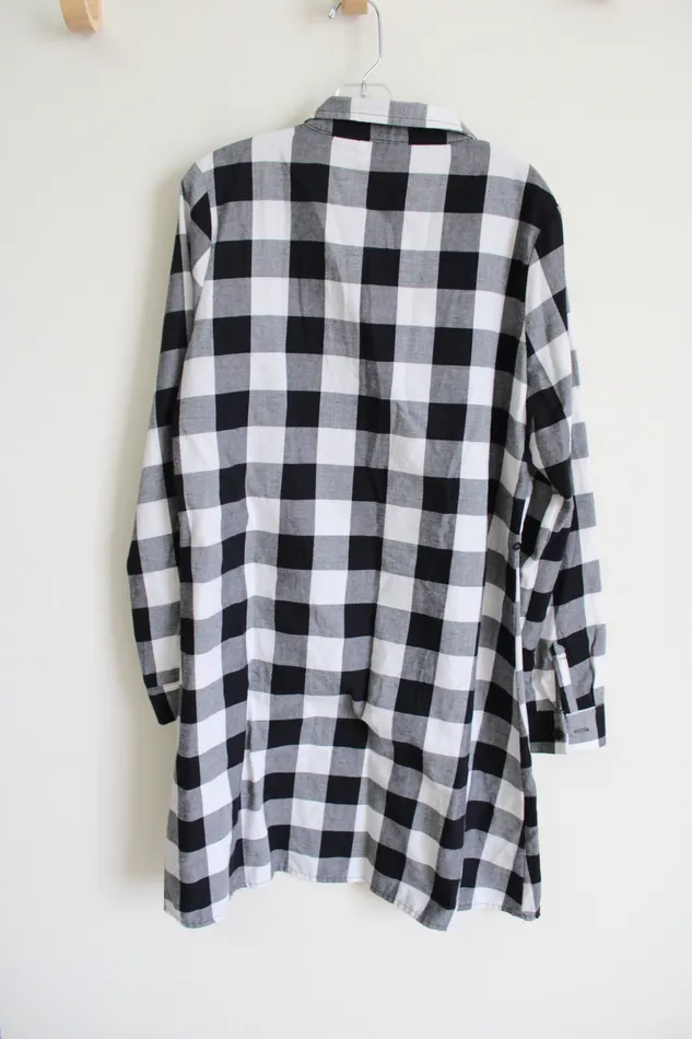 Childrens Place Earrings Childrens Place Black Buffalo Plaid Dress 16