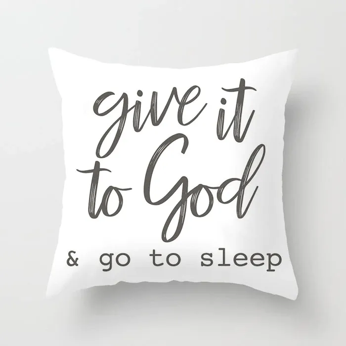 Christian Pillow Coverbr Give It To God Lords Guidance Earrings
