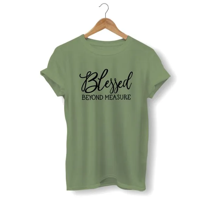 Christian TShirt br Blessed Beyond Measure Lords Guidance Earrings