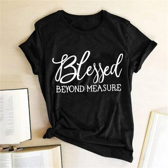 Christian TShirt br Blessed Beyond Measure Lords Guidance Earrings