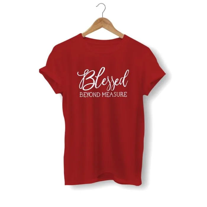 Christian TShirt br Blessed Beyond Measure Lords Guidance Earrings