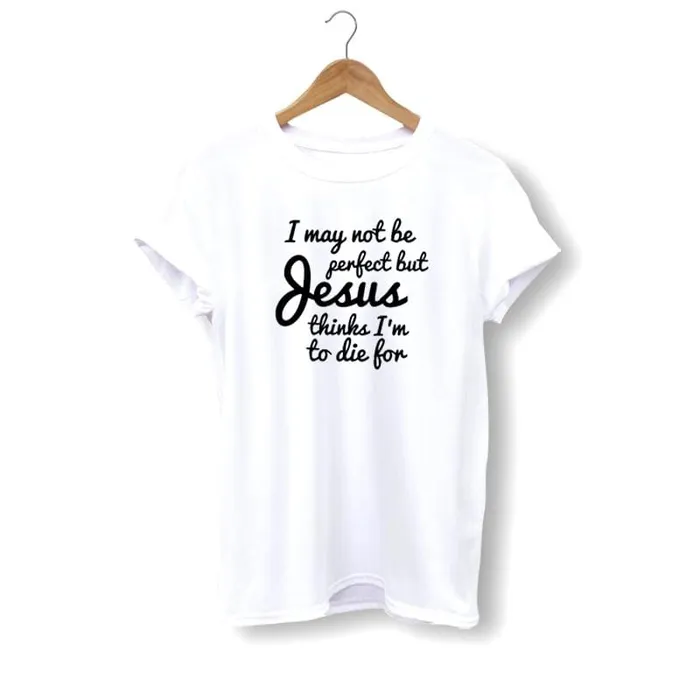 Christian TShirt br I May Not Be Perfect Lords Guidance Necklaces